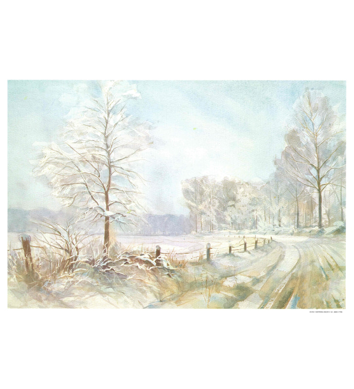 Set Papier Morning snow