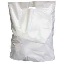 Grifflochtragtasche 400x450+80 mm weiss