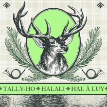 Servietten Airlaid Halali 40x40 cm 1/4 Falz