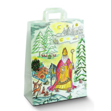 Topkraft Tragtasche Weihnachtsmann 32x14x42 cm