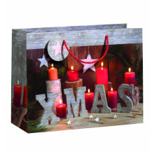 Kordeltasche Christmas Candles 70110 22055
