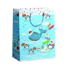 Kordeltasche Christmas Whale 70110 22308