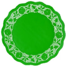 Spitzen 16 cm dunkelgrün