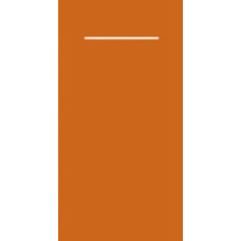 Servietten Bestecktasche  Airlaid Uni terrakotta