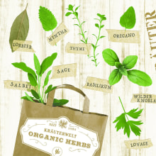 Servietten Airlaid Kräuter