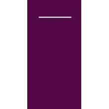 Servietten Bestecktasche  Airlaid Uni pflaume