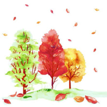 Servietten Airlaid Herbstwald