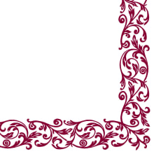 Servietten Airlaid Rob bordeaux 40x40 cm 1/4 Falz