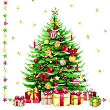 Servietten Airlaid Tannenbaum