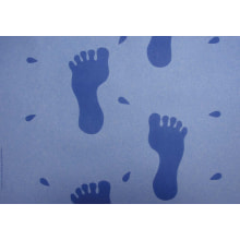 Badematten 45 blau